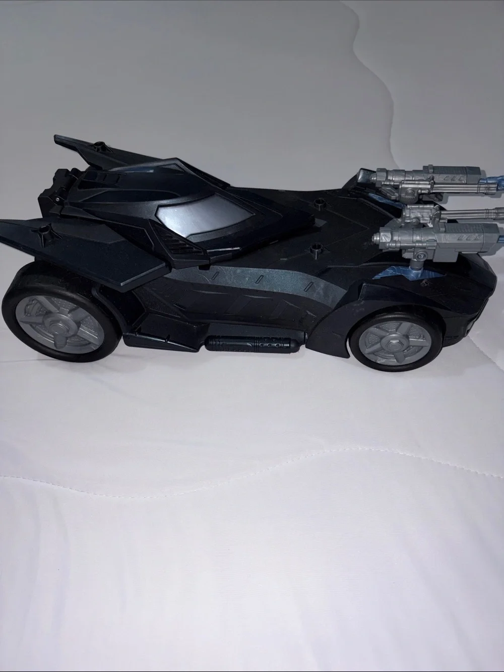 Batman Black and Blue Batmobile& FVM50 Cannon Launcher Batmobile w/BatmanFigure